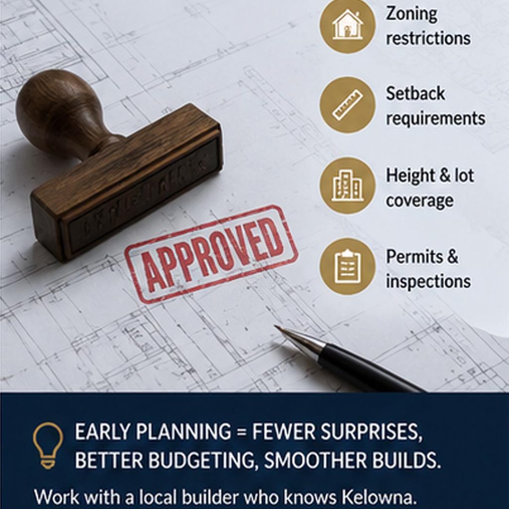 planning budgeting and permits for new home builds in kelowna