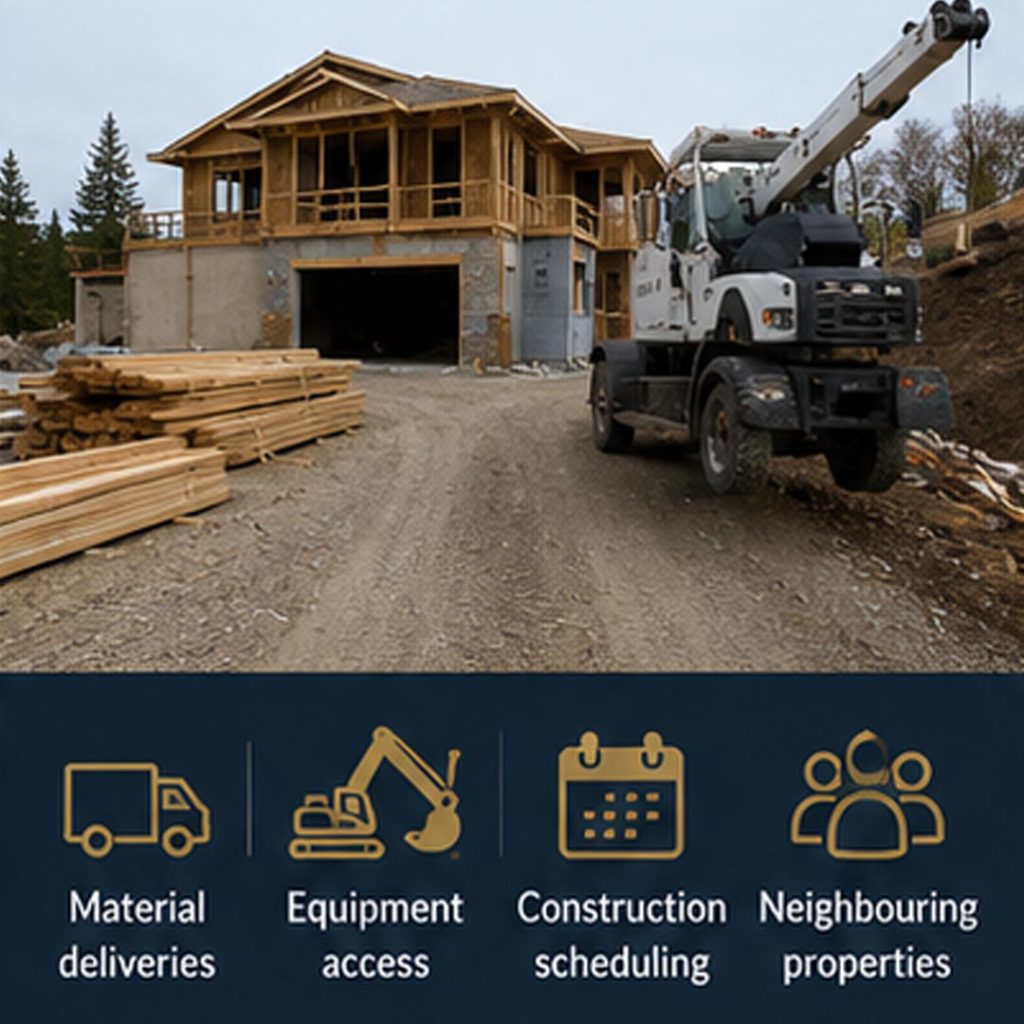 site access requirements for home builders in kelowna