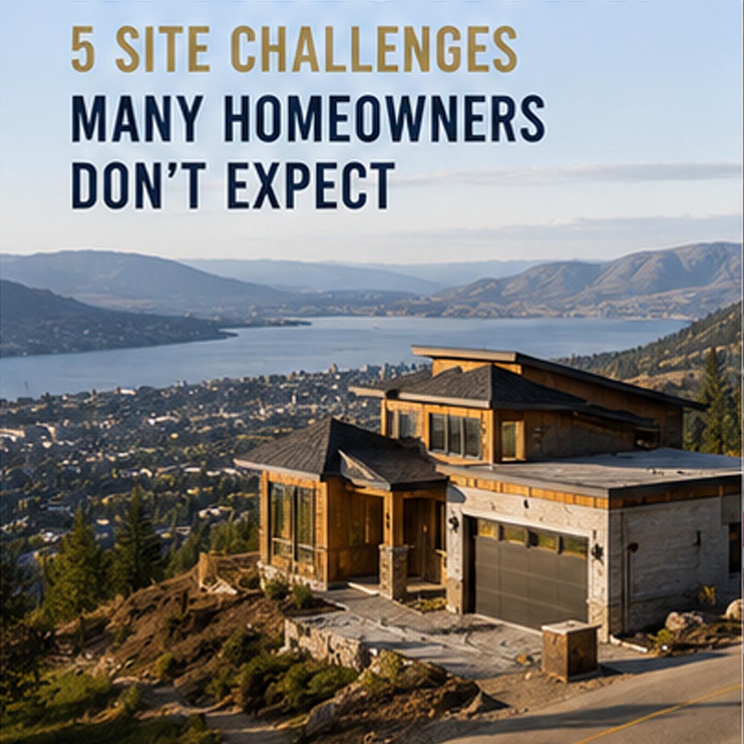 site challenges when building a new home in kelowna